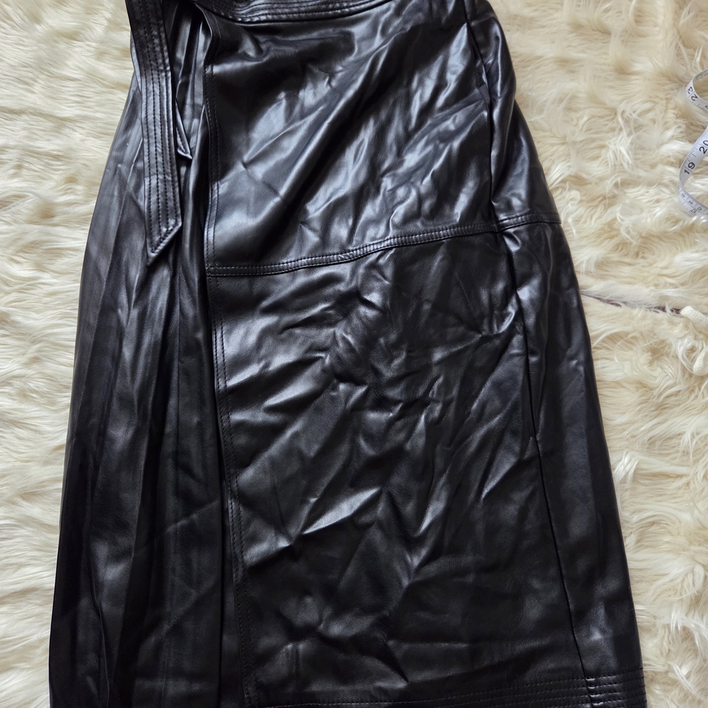 Simkai Vegan Leathe Black Size 0 - Picture 7 of 11